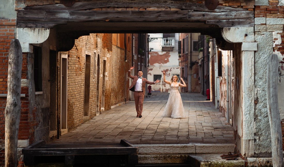 Zdjęcia ślubne w Wenecji